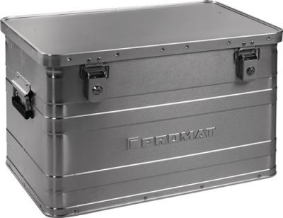 Aluminiumbox L595xB390xH380mm 70l m.Klappverschluss u.Zylindersch 