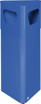 Abfallbehälter H900xB365xT410mm 32l enzianblau m.verz.Innenbehält 